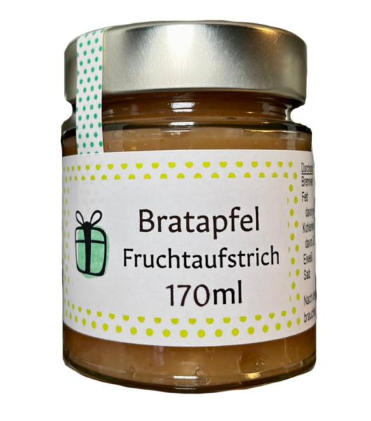 180 g hausgemachter Bratapfel Fruchtaufstrich in Glas
